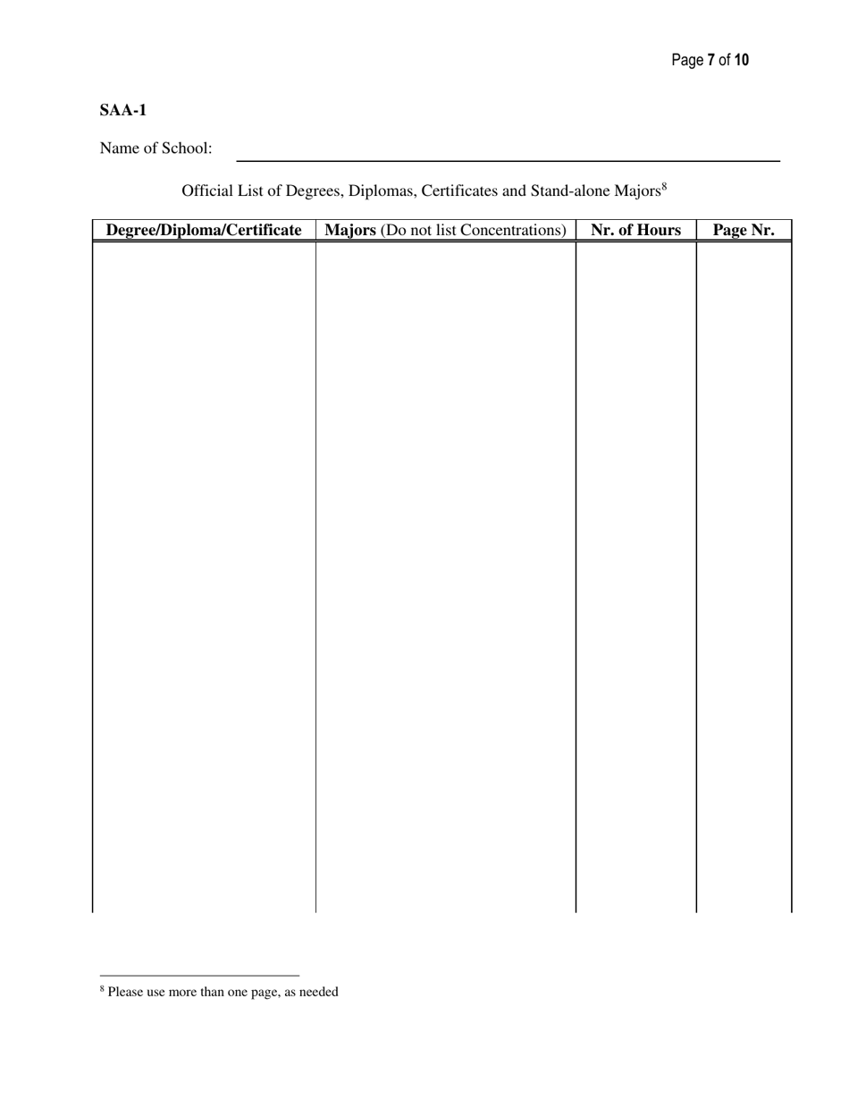 New Institute of Higher Learning School Application - Kansas, Page 7