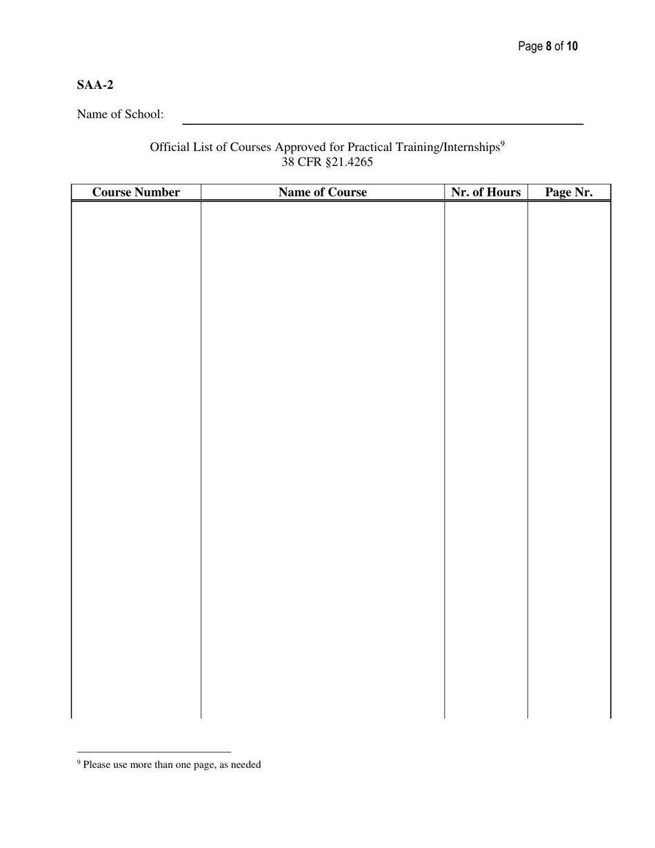 New Institute of Higher Learning School Application - Kansas, Page 8