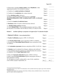 New Non-college Degree School Approval Application - Kansas, Page 4