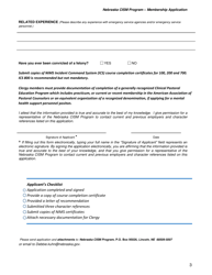 Membership Application - Critical Incident Stress Management Program - Nebraska, Page 3