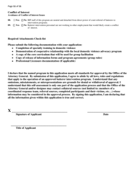 Application for Batterer Intervention Program Certification - Kansas, Page 11