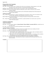 Application for Batterer Intervention Program Certification - Kansas, Page 5