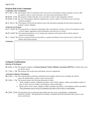Renewal Application for Batterer Intervention Program Certification - Kansas, Page 5