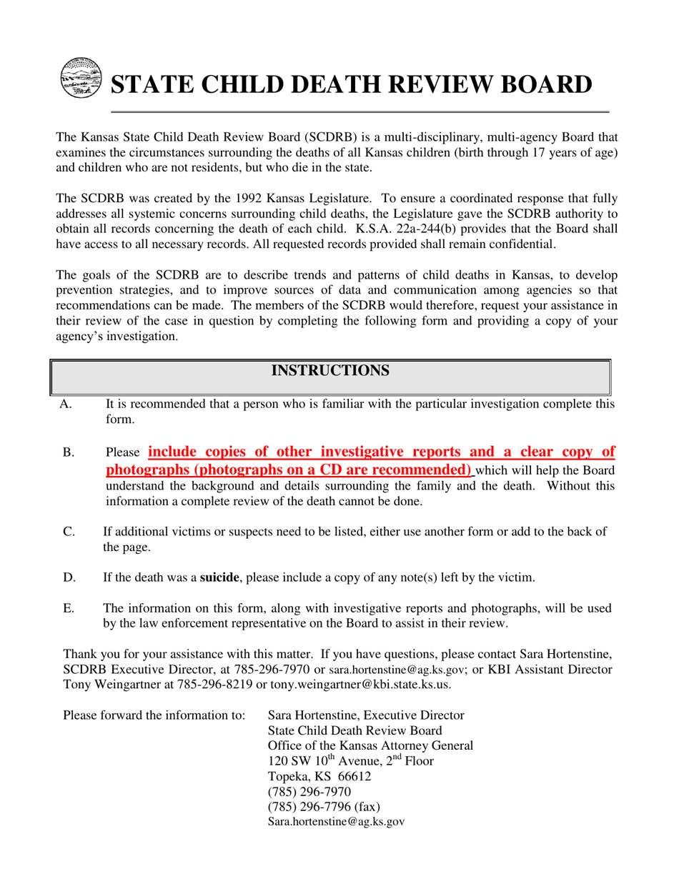 Law Enforcement Summary - Kansas, Page 1