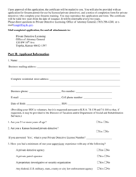 Firearms Trainer - Initial Application - Kansas, Page 2