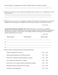 Firearms Trainer - Initial Application - Kansas, Page 3