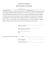 Agency License - Initial Application - Kansas, Page 6