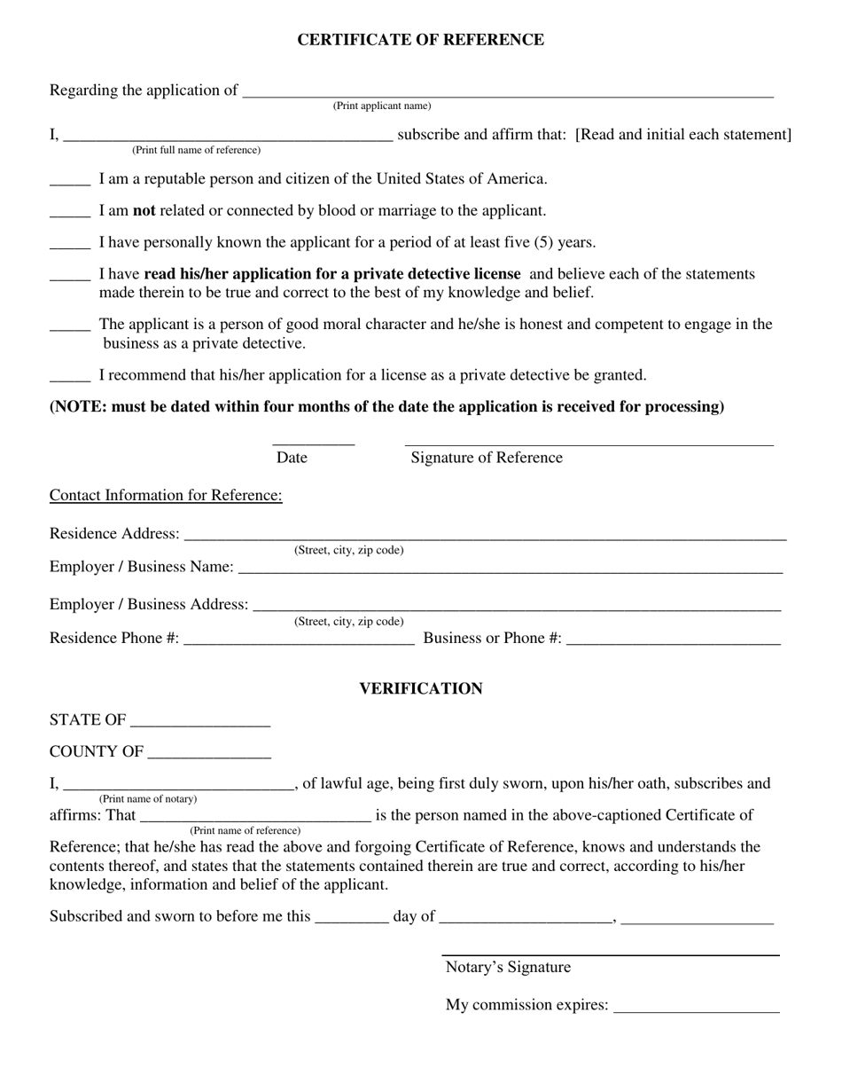 Private Detective - Initial Application - Kansas, Page 13