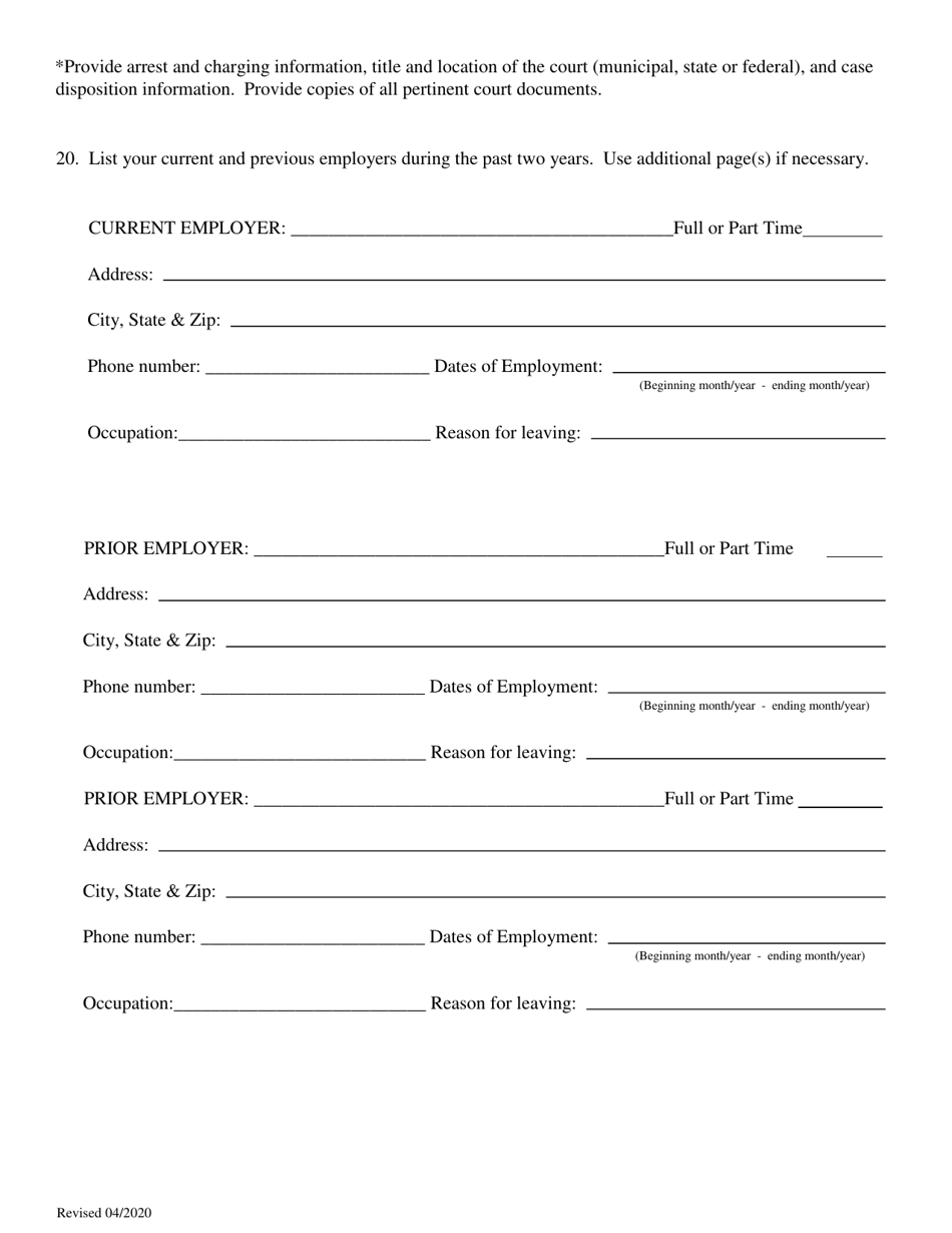 Private Detective - Renewal Application (Covid19) - Kansas, Page 8