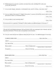 Private Detective - Renewal Application - Kansas, Page 8