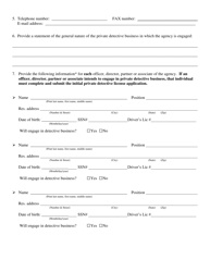Agency License - Renewal Application - Kansas, Page 3