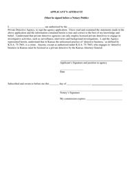 Agency License - Renewal Application - Kansas, Page 6