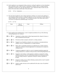 Renewal Application for Roofing Contractor Registration - Kansas, Page 4