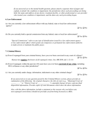Bail Enforcement Agent Renewal Application - Kansas, Page 5