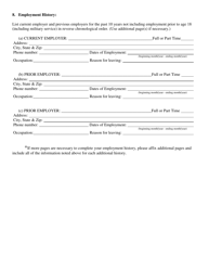 Bail Enforcement Agent Renewal Application - Kansas, Page 6