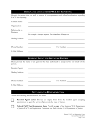 Federal Pact Act Registration Form - Kansas, Page 3