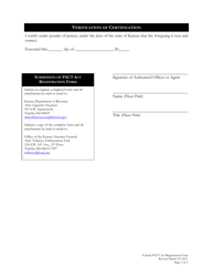 Federal Pact Act Registration Form - Kansas, Page 4