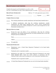 Non-participating Manufacturer Certification - Kansas, Page 4
