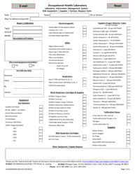 Document preview: Form ICM2006F001 Icm Equipment/Supplies/Services Request Form - Michigan