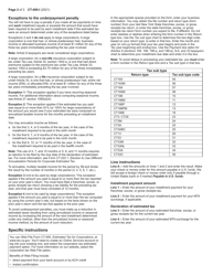 Instructions for Form CT-400 Estimated Tax for Corporations - New York, Page 2