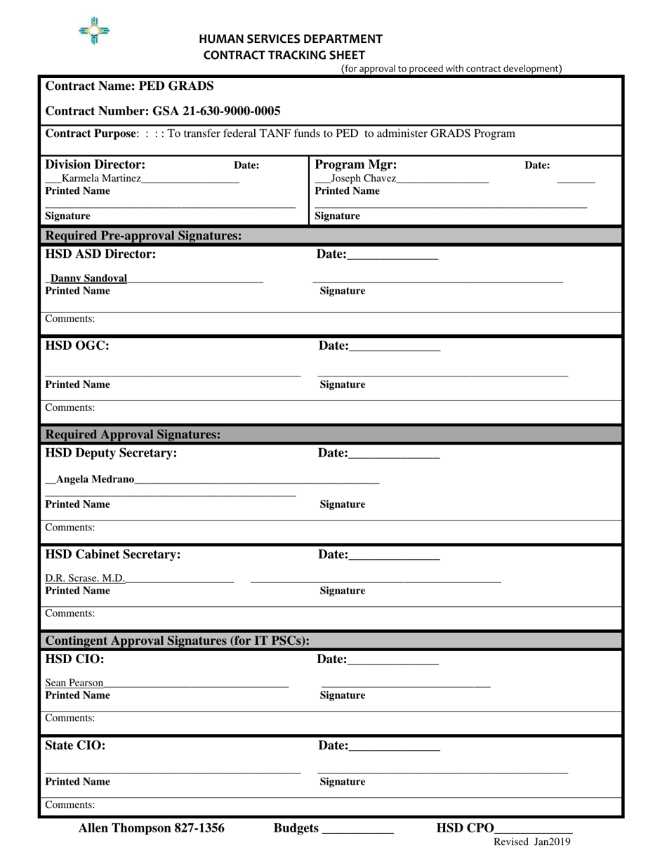 New Mexico Contract Tracking Sheet Fill Out Sign Online And Download Pdf Templateroller 2445