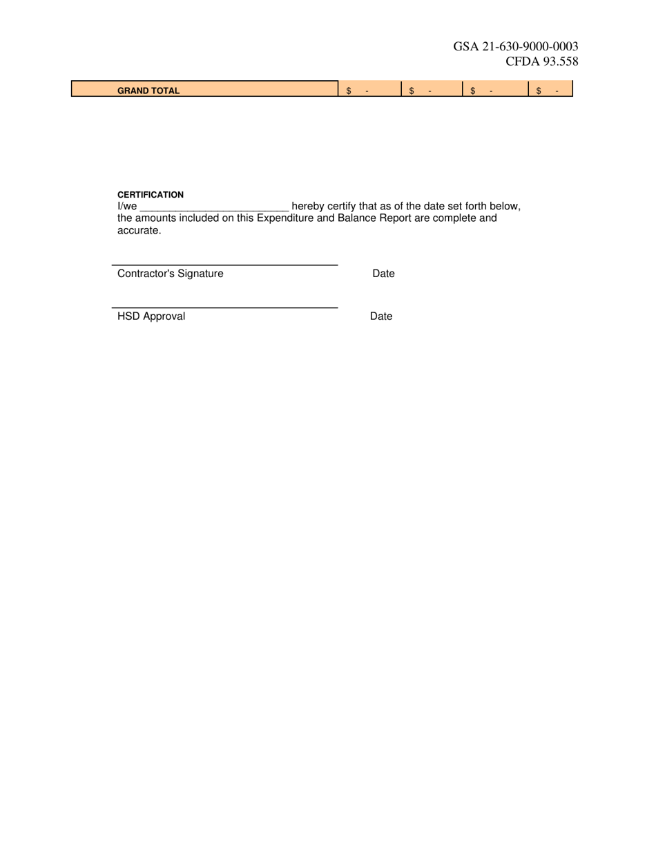 Exhibit C Expenditure Balance Report - Cyfd Kft - New Mexico, Page 4