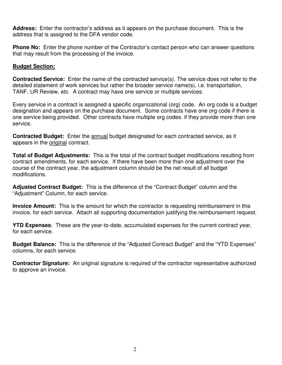 Exhibit E Invoice Transmittal - Doh Refugee Health Screening - New Mexico, Page 3