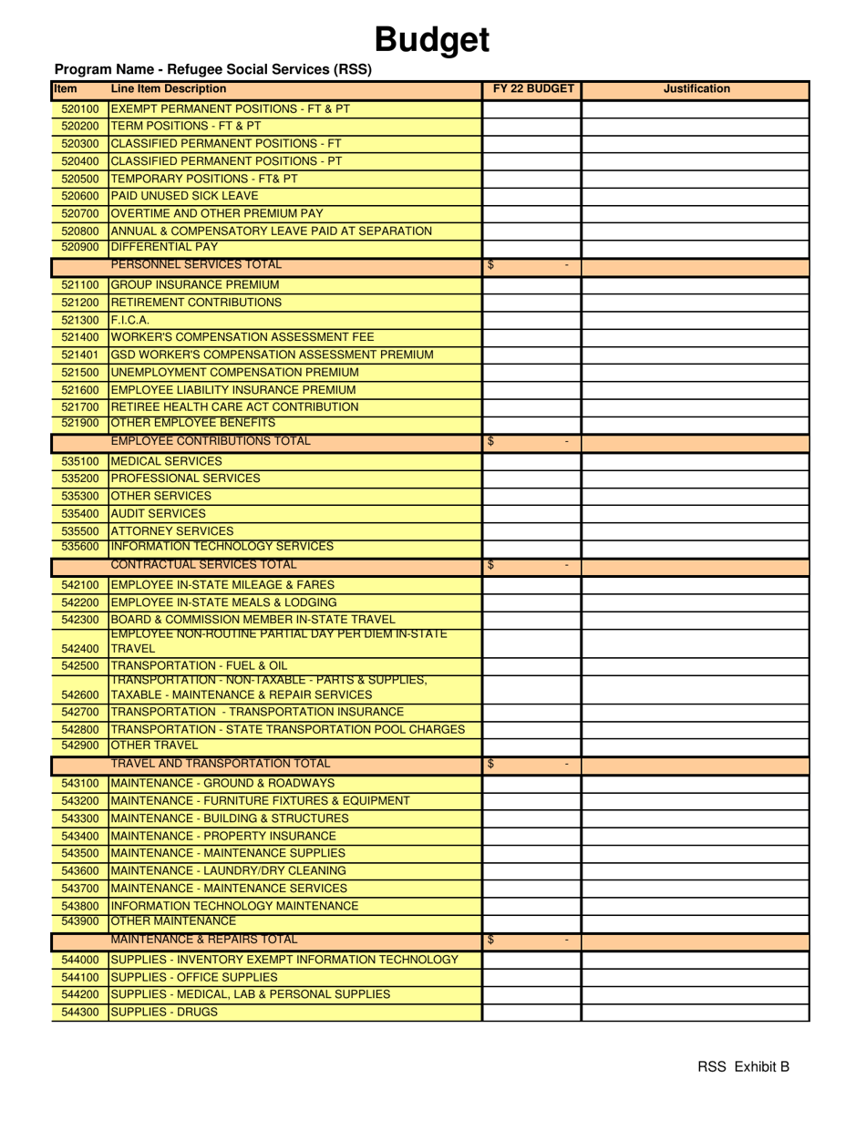 2022 New Mexico Budget Refugee Social Services Rss Fill Out Sign