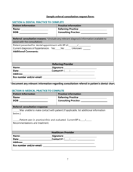 Sample Referral Consultation Request Form - North Dakota, Page 7