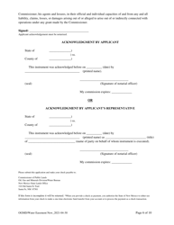 Application for New Water Easement - New Mexico, Page 6