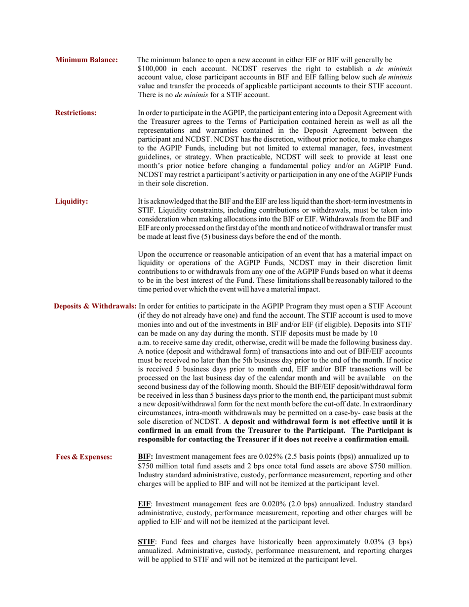 Enrollment Authorization - Ancillary Governmental Participant Investment Program (Agpip) - North Carolina, Page 5