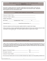 Form RA-79 MCI Owner&#039;s Application for Rent Increase Based on Major Capital Improvements - New York, Page 5