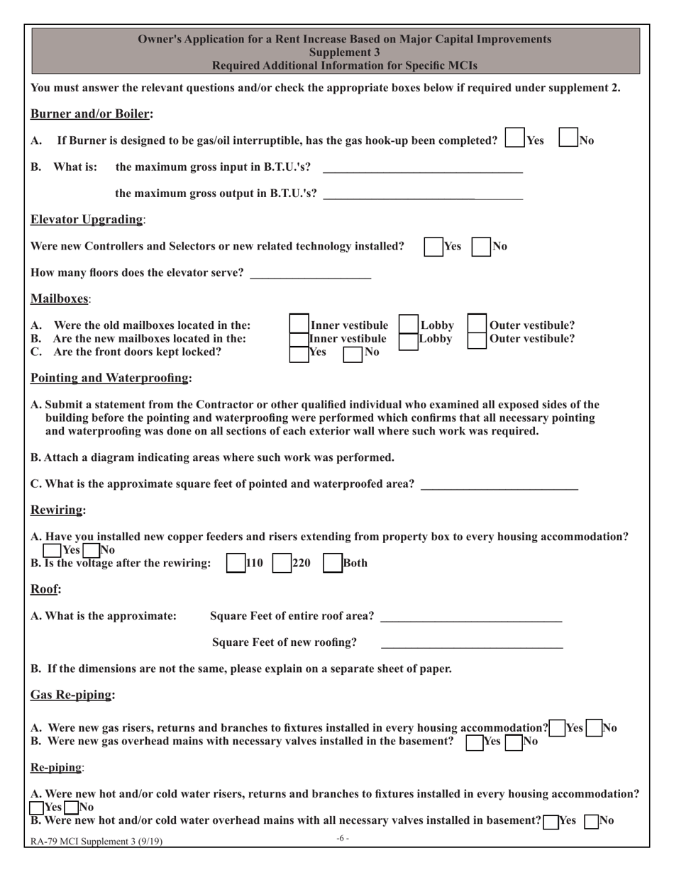 Form RA-79 MCI - Fill Out, Sign Online and Download Fillable PDF, New ...