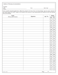Form RA-84.1 Supplemental Signature and Affirmation - New York, Page 2