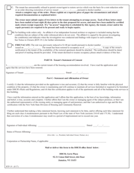 Form RTP-19 Owner&#039;s Application to Restore Rent - New York, Page 2