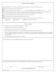 Form RA-90 ETPA Tenant&#039;s Complaint of Owner&#039;s Failure to Renew Lease and/or Failure to Furnish a Copy of a Signed Lease - New York, Page 2