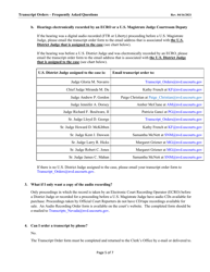 Form AO435 Transcript Order - Nevada, Page 5