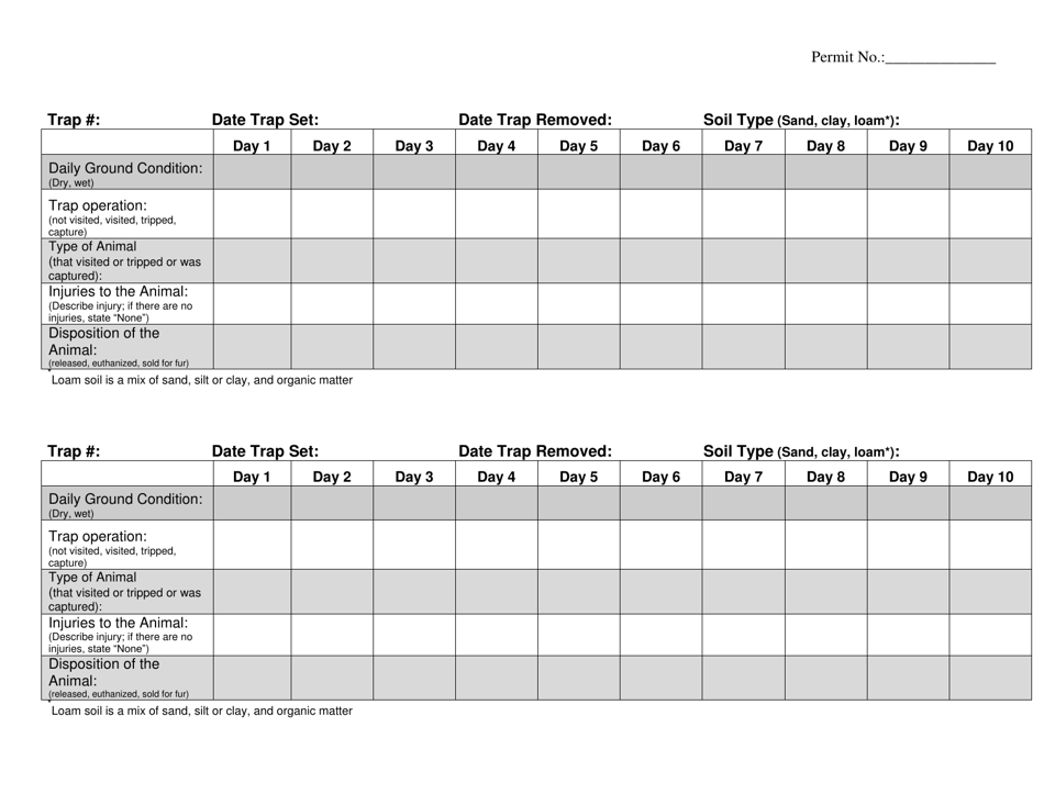Collarum Report Form - North Carolina, Page 3