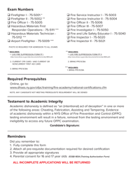 Form EOSB-75 National Certification Examination Application - New York, Page 2