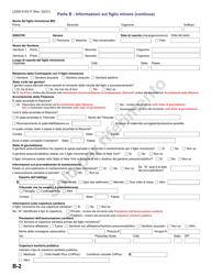Form LDSS-5143 Application for Child Support Services - New York (Italian), Page 12