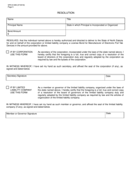 Form SFN61499 License Bond for Manufacturer of Electronic Pull Tab Devices - North Dakota, Page 5