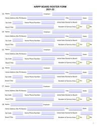 N/Rpp Board Roster Form - New York, Page 3