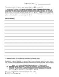 Form 10.02-A Domestic Violence Temporary Protection Order (Dvtpo) - Ohio, Page 2