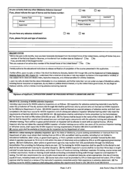 ASB Form 5 Asbestos Inspector Application - Oklahoma, Page 2