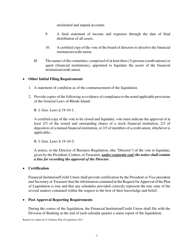 Request for Approval of a Plan of Liquidation Pursuant to a Voluntary Liquidation of a Financial Institution or Credit Union - Rhode Island, Page 3