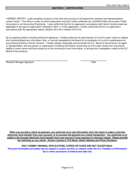 Form 5101 Initial Out-of-State Firm Registration - South Carolina, Page 3