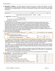 Agency Agreement - Owner - South Dakota (Listing Agreement) - South Dakota, Page 2