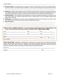 Agency Agreement - Owner - South Dakota (Listing Agreement) - South Dakota, Page 3