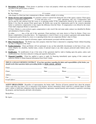 Agency Agreement - Purchaser - South Dakota (Buyer Agency Agreement) - South Dakota, Page 2