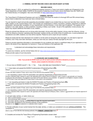 Application for Engineering Educators - Texas, Page 3
